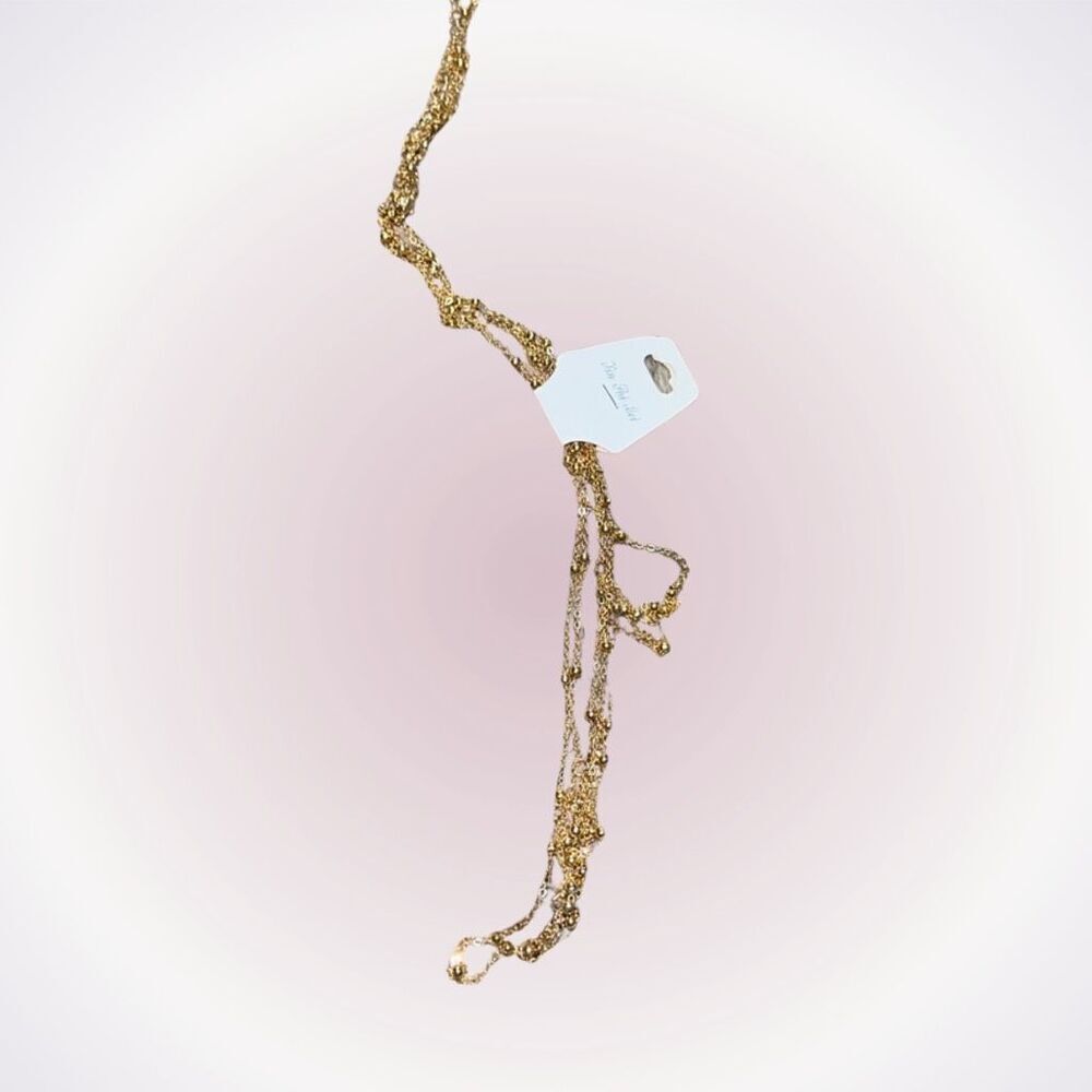Gold beaded body chain | Sz OS, NWT